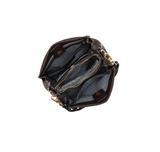 Black Caviar - Lua Plait 3 Compartment Handbag - Coco