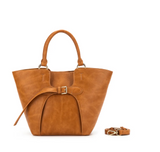Black Caviar Designs Clementine 2 Piece Handbag Tote - Tan