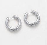 Zafino Earrings Alannah Hoop - Silver