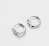 Zafino Earrings - Amy Huggie - Silver
