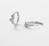 Zafino Earrings - Amy Huggie - Silver