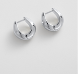 Zafino Earrings - Margot Hoop - Silver