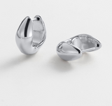 Zafino Earrings - Margot Hoop - Silver