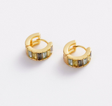 Zafino Earrings - Kira Huggie - Gold