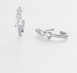 Zafino Earring Mara Hoop - Silver