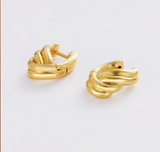Zafino Earrings - Tia Huggie - Gold