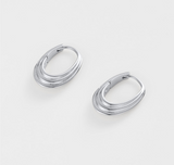 Zafino Marley Hoop Medium -  Silver