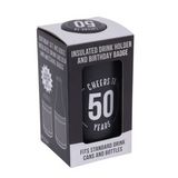 Celebration 50th Insulated Drink Cooler & Badge Set