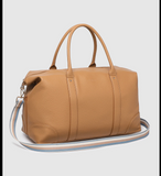 Louenhide Alexis Weekender Travel Bag - Camel Stripe Strap