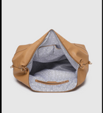 Louenhide Alexis Weekender Travel Bag - Camel Stripe Strap