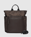 Louenhide Bronx  Nylon Backpack - Chocolate