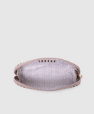 Louenhide Jayne Stripe Makeup Bag - Pink / Chocolate