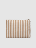Louenhide Nala Makeup Bag - Beige Stripe