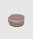 Louenhide Sisco Stripe Jewellery Box - Pink/ Chocolate
