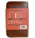 Men's Grooming Kit - 12 Pieces in Zipper Bag
