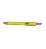 Men's Republic Stylus Pen Pocket Multi Tool 9-in-1 functions - Yellow