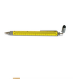 Men's Republic Stylus Pen Pocket Multi Tool 9-in-1 functions - Yellow