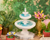 Robotime DIY Mini Store - Green Fountain Garden