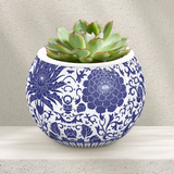 Puzzle Flower Pot - Oriental Floral
