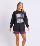 Foxwood New Vibe L/S Tee - Washed Black