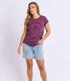 Foxwood Effortless Tee - Plum