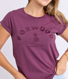 Foxwood Effortless Tee - Plum