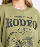 Foxwood Western Rose Crew - Fern Green