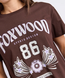 Foxwood Superstar Tee - Coffee