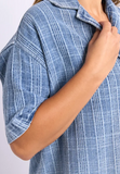 Foxwood Clove Shirt - Denim Check