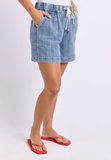 Foxwood Clove Short - Denim Check
