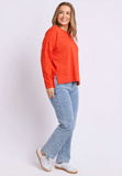 Foxwood Jayne Throw on Top - Grenadine