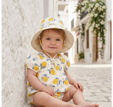 Toshi - Baby Romper Arcadia Lemonade Cream