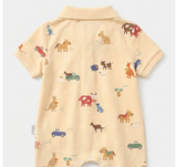 Toshi - Onesie S/S Polo Arcadia Station Hands