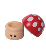 Wooden Tooth Fairy Box - Toadstool