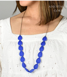 Teardrop Necklace - Blue