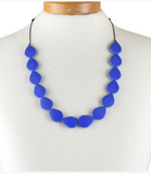 Teardrop Necklace - Blue
