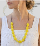 Teardrop Necklace - Yellow