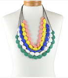 Teardrop Necklace - White