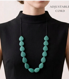 Teardrop Necklace - Green