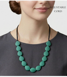 Teardrop Necklace - Green