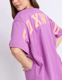 Foxwood Interval Outline Tee - Purple/ Orange