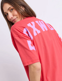 Foxwood Interval Tee - Raspberry/