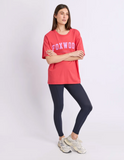 Foxwood Interval Tee - Raspberry/