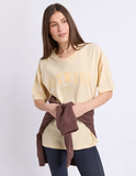 Foxwood Interval Tee - Lemon/ Apricot