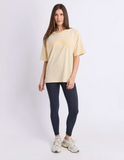 Foxwood Interval Tee - Lemon/ Apricot