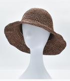 Foldable Sun Hat - Brown