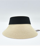 Adjustable Wide Brim Sun Visor - Sand