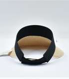 Adjustable Wide Brim Sun Visor - Sand