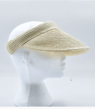Elastic Wide Brim Sun Visor - Sand