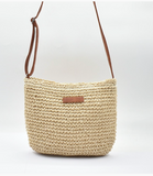 Boho Woven Bag - Sand